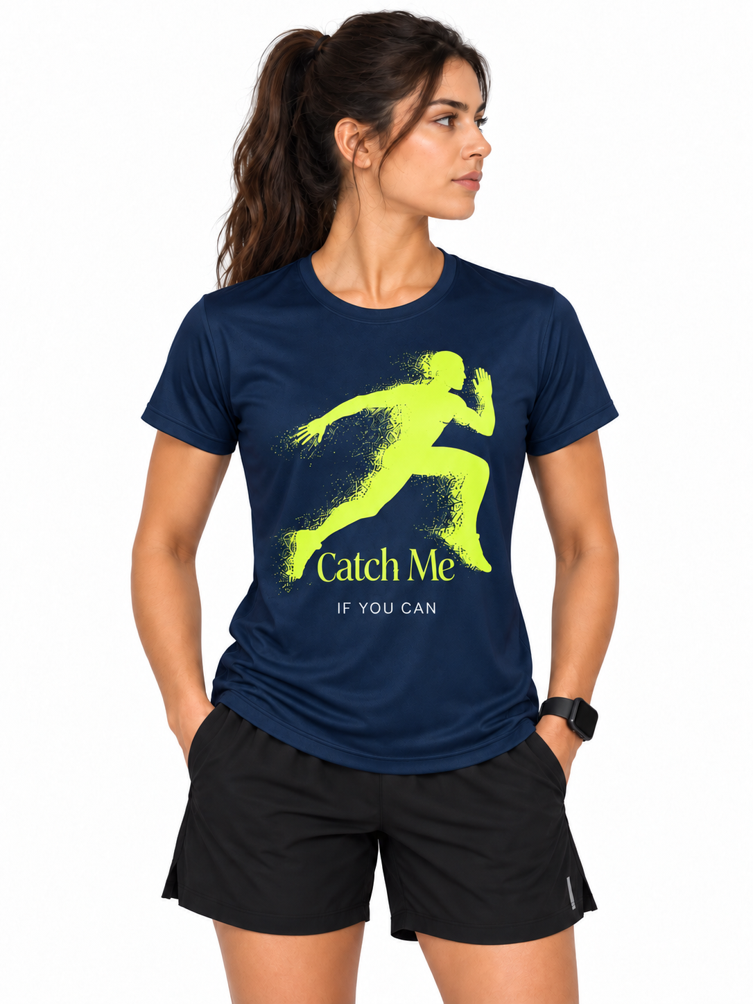 Catch Me If You Can: Dry-fit Running T-Shirt