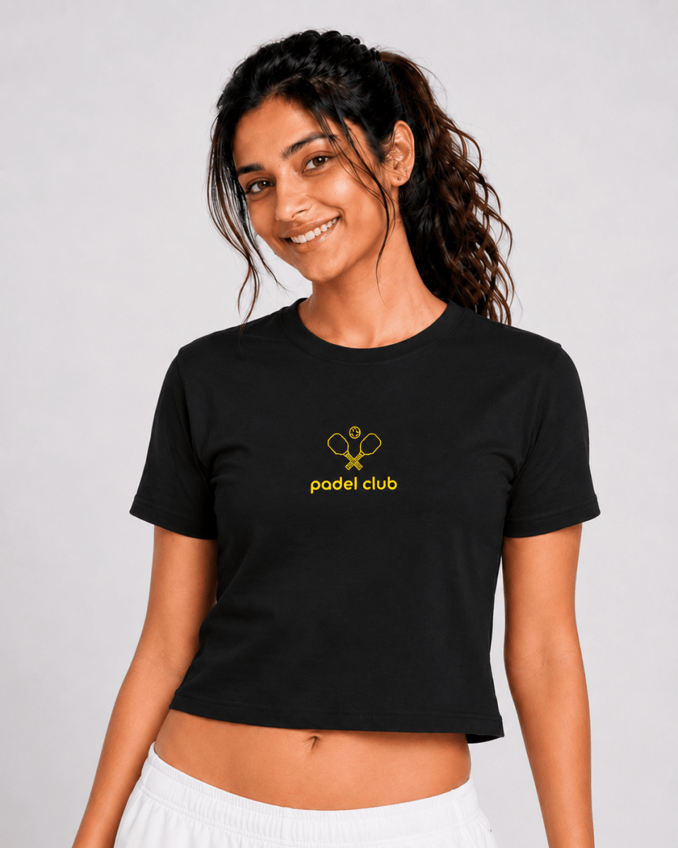 Paddle Club: Cotton Crop Pickle Ball T-Shirt | Cotton | Arteeq