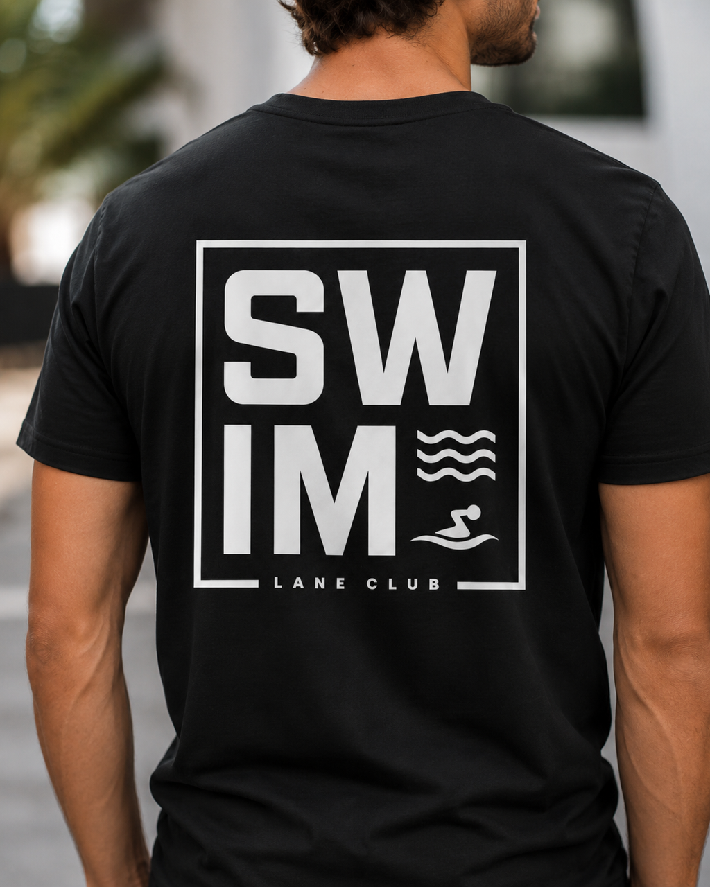 Swim Lane Club: Cotton Swimming T-Shirt