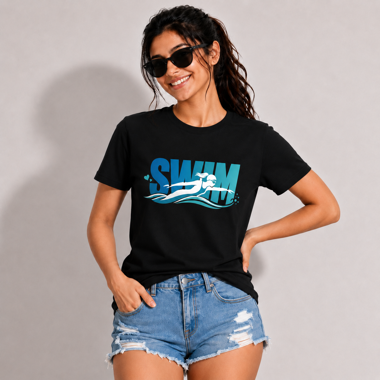 Flow Swim: Cotton Swimming T-Shirt