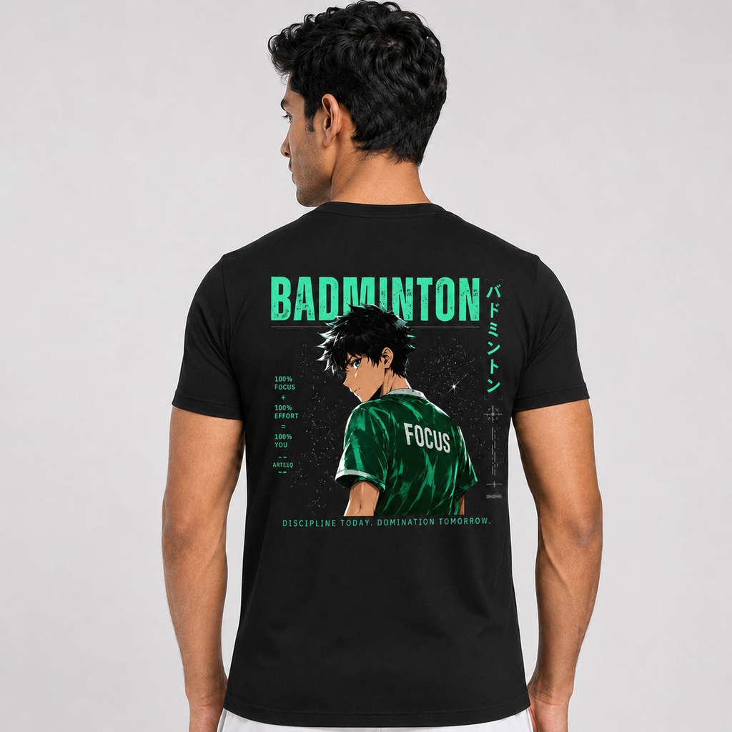 Focus Dominate: Dry-fit Badminton T-Shirt