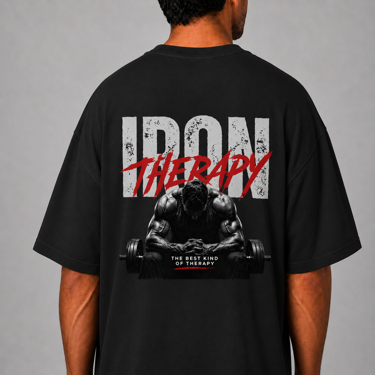 Iron Therapy: Oversized Gym T-Shirt