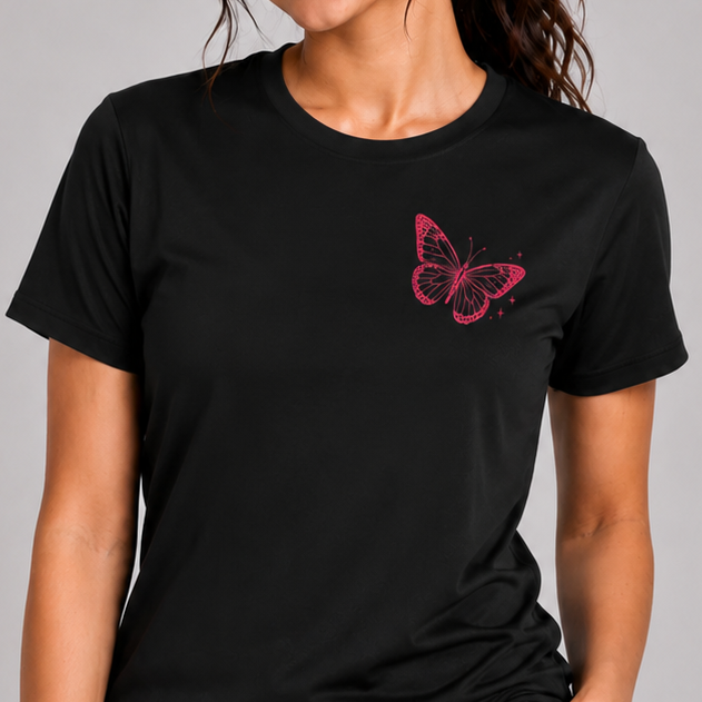 Butterfly Rise: Cotton Gym T-Shirt