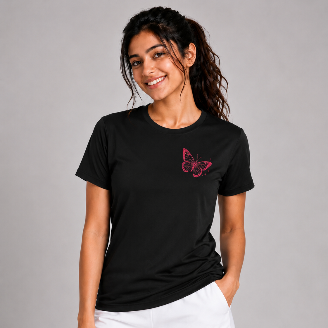 Butterfly Rise: Cotton Gym T-Shirt