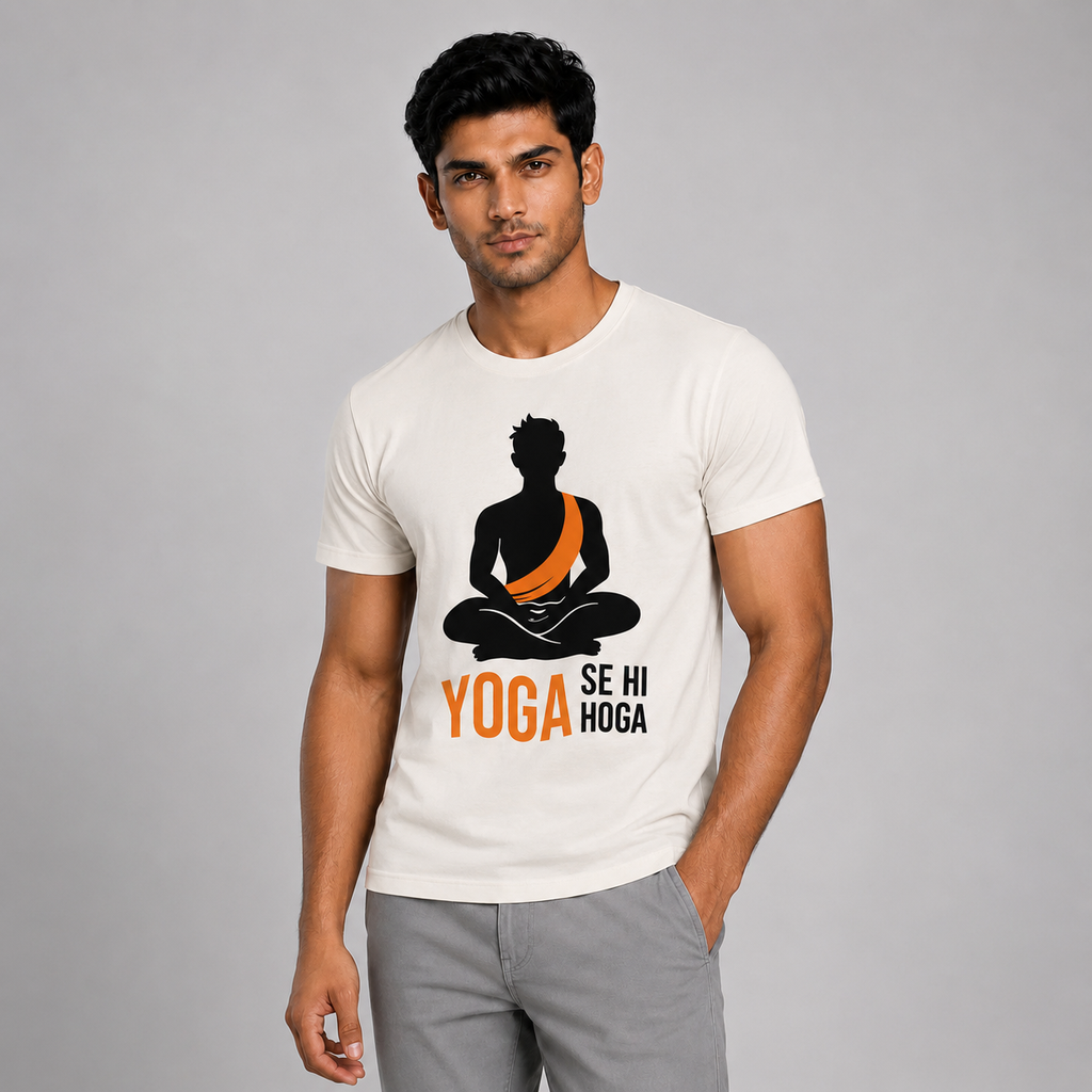 Yoga Se Hoga: Cotton Yoga T-Shirt
