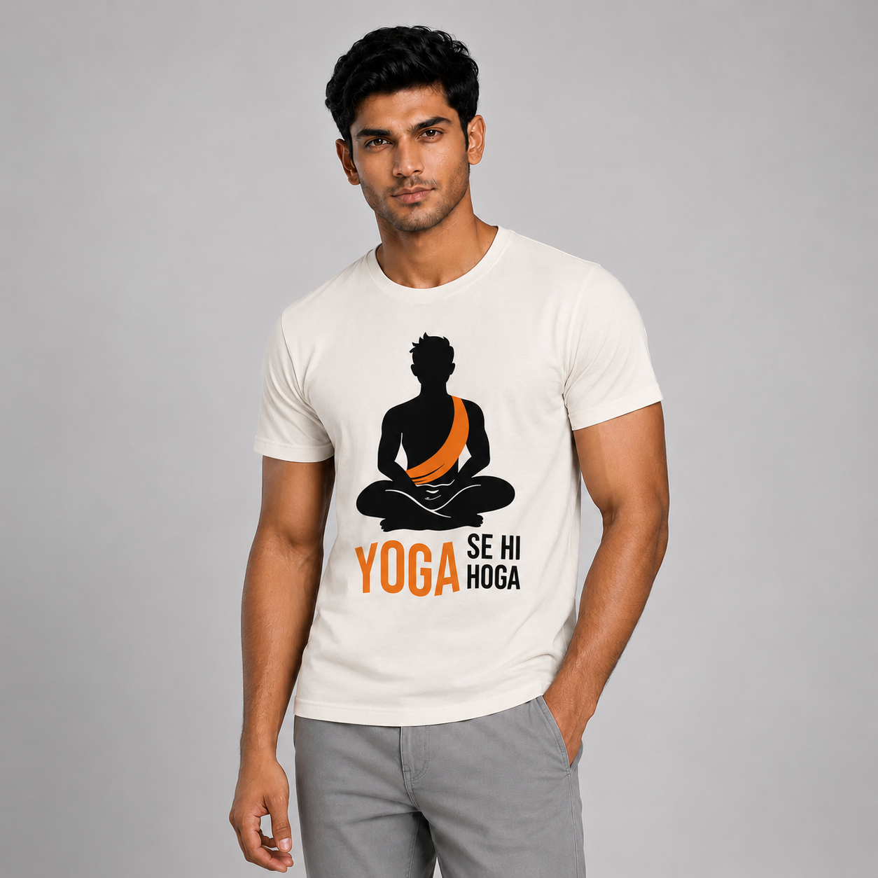 Yoga Se Hoga: Cotton Yoga T-Shirt