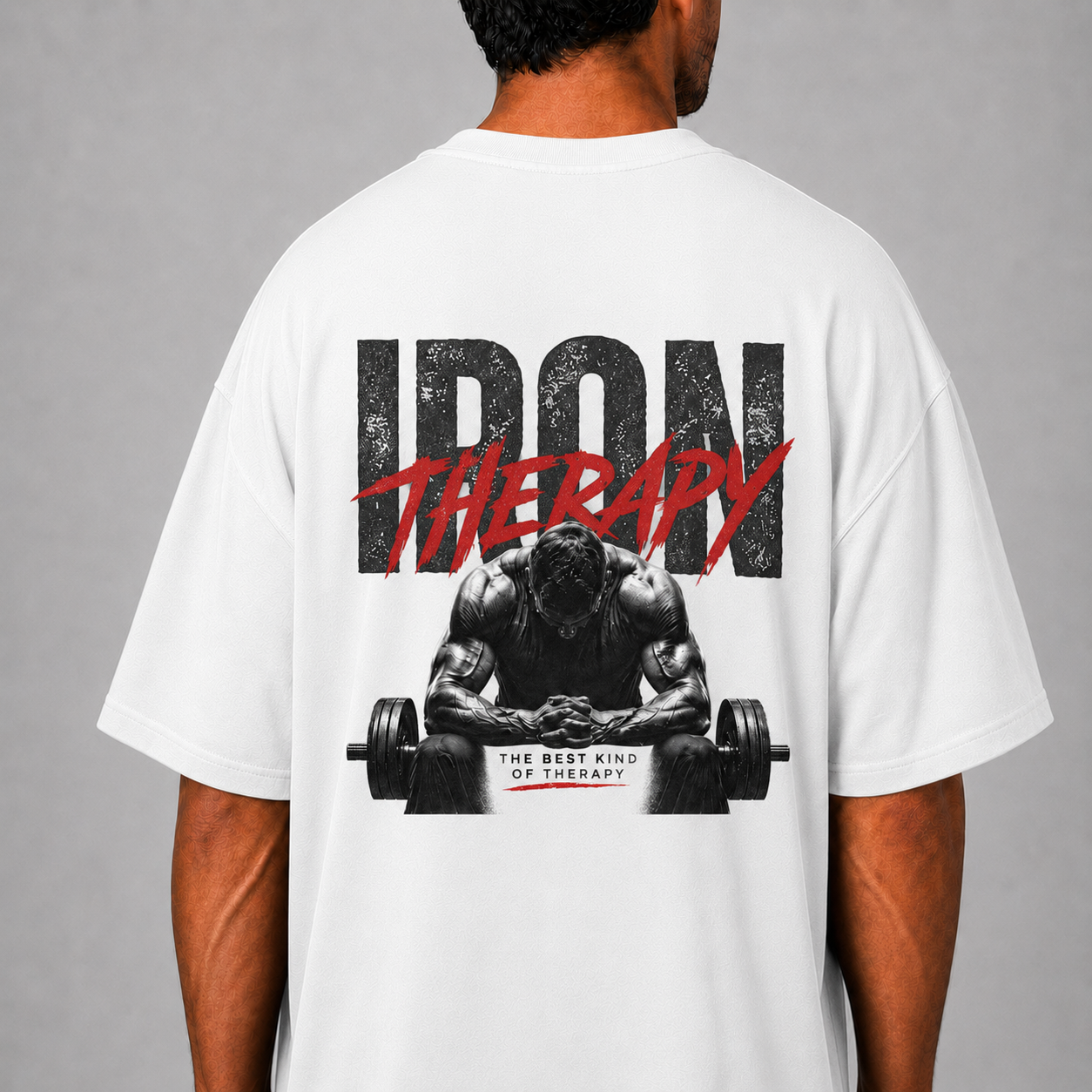 Iron Therapy: Oversized Gym T-Shirt