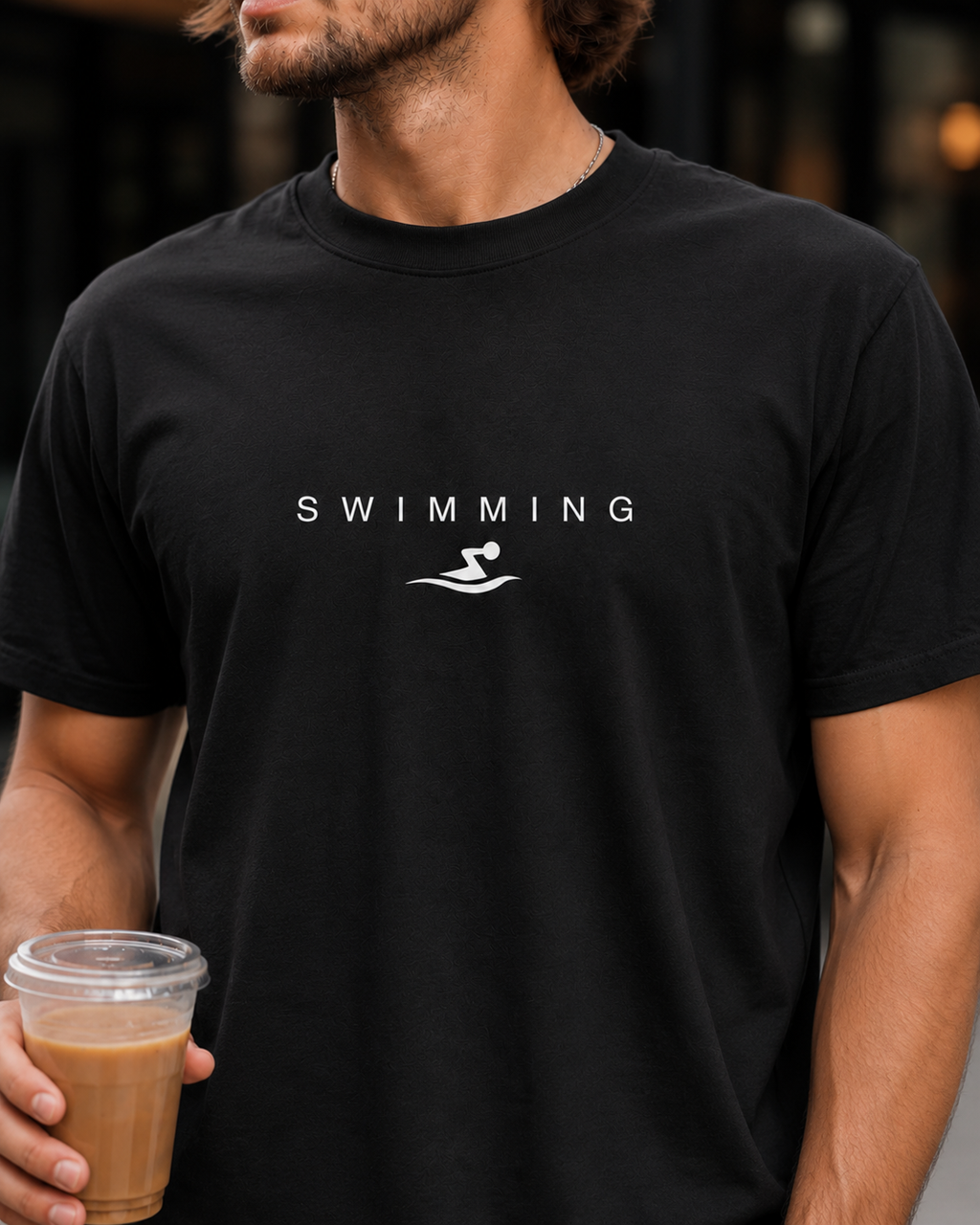 Swim Lane Club: Cotton Swimming T-Shirt