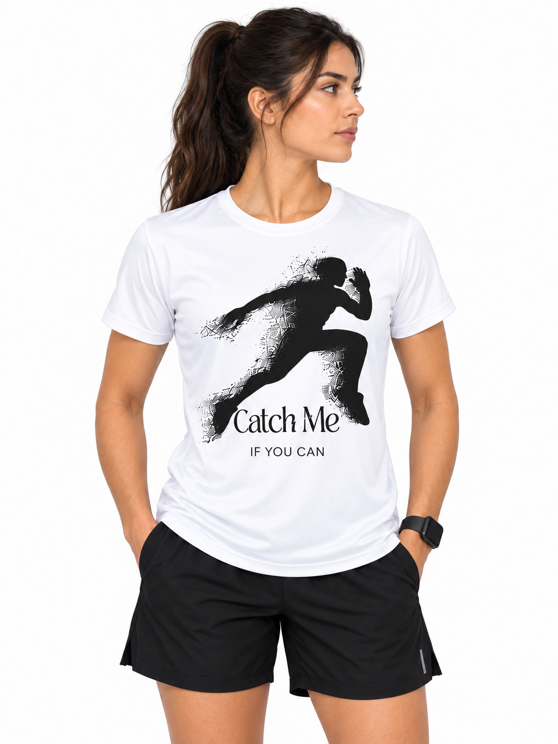 Catch Me If You Can: Dry-fit Running T-Shirt