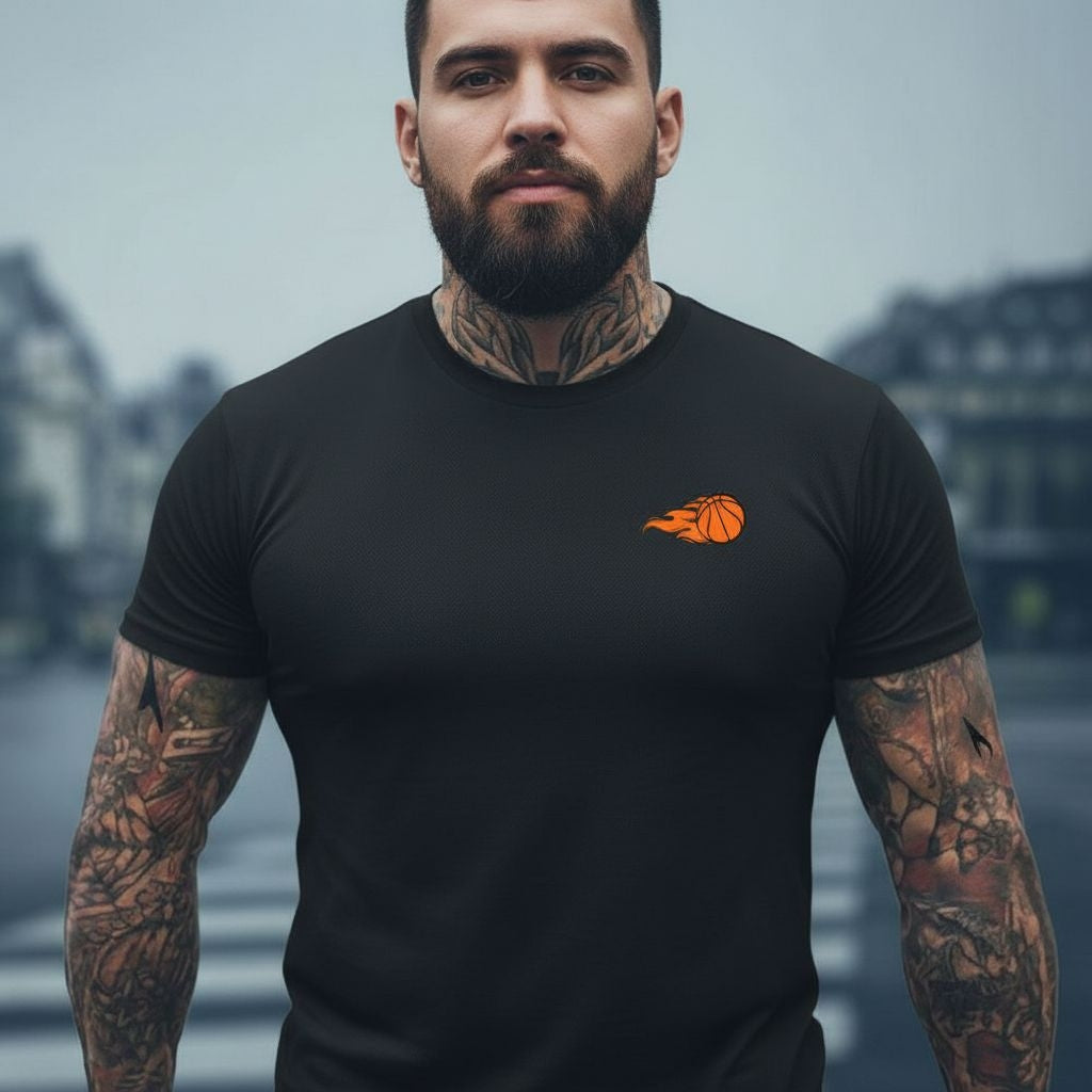Fire Basketball Unisex Dryfit T-Shirt