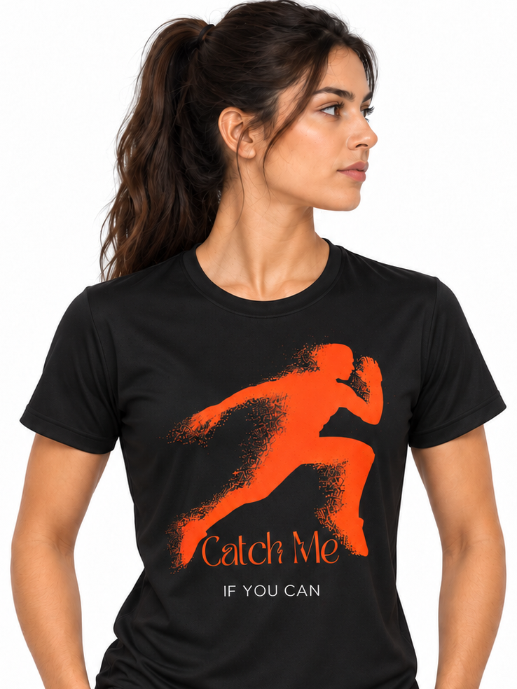 Catch Me If You Can: Dry-fit Running T-Shirt