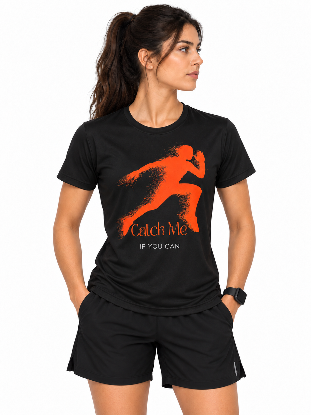 Catch Me If You Can: Dry-fit Running T-Shirt