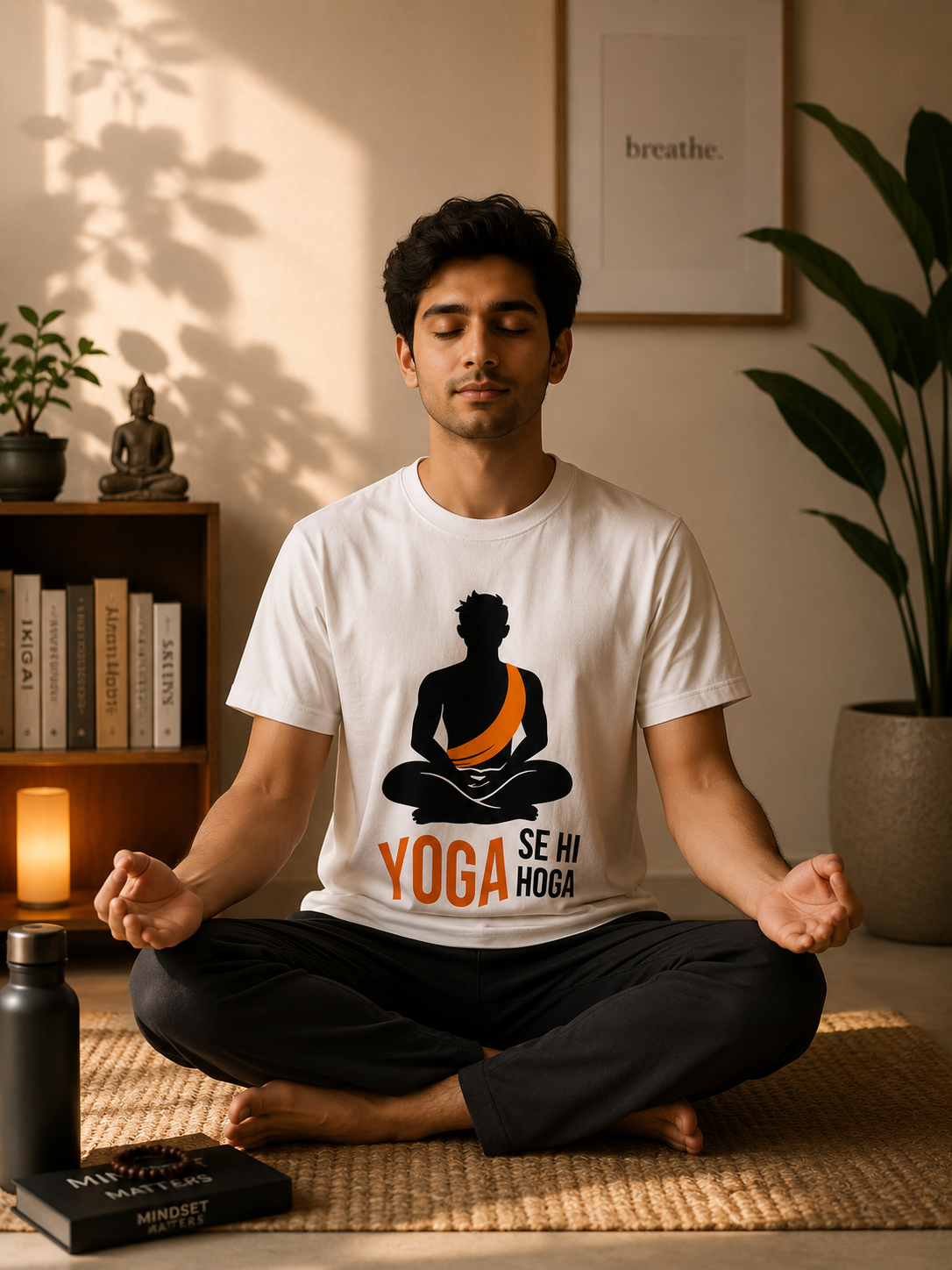 Yoga Se Hoga: Cotton Yoga T-Shirt