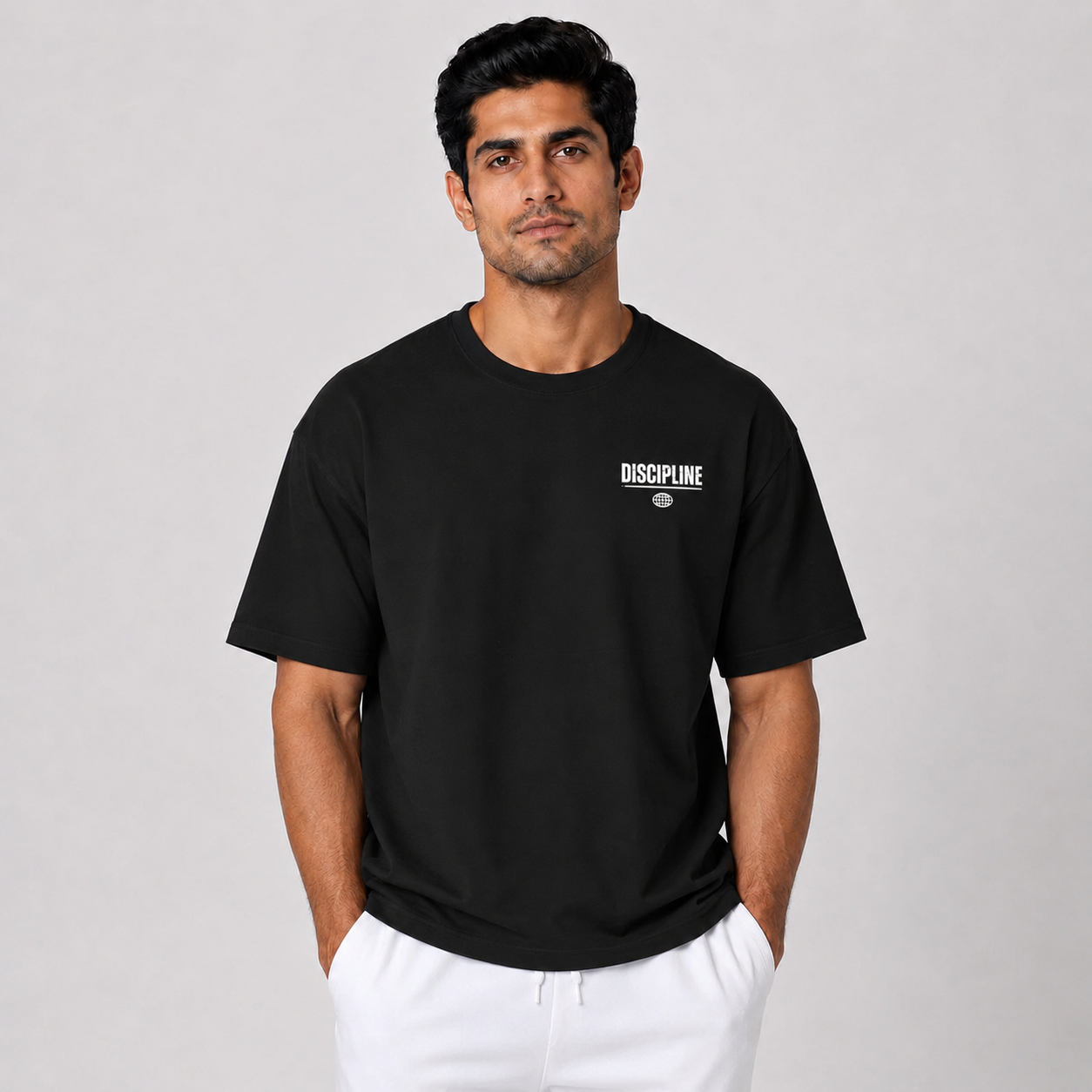 Discipline Driven: Oversized Gym T-Shirt