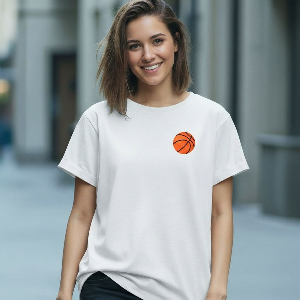 Snoopy playing Basketball Unisex Dryfit T-Shirt