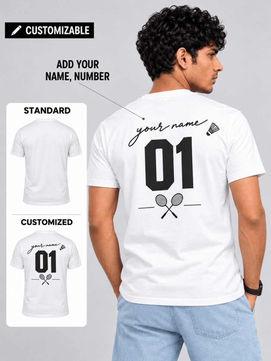 Shuttle Script: Cotton Badminton T-Shirt | Cotton | Arteeq