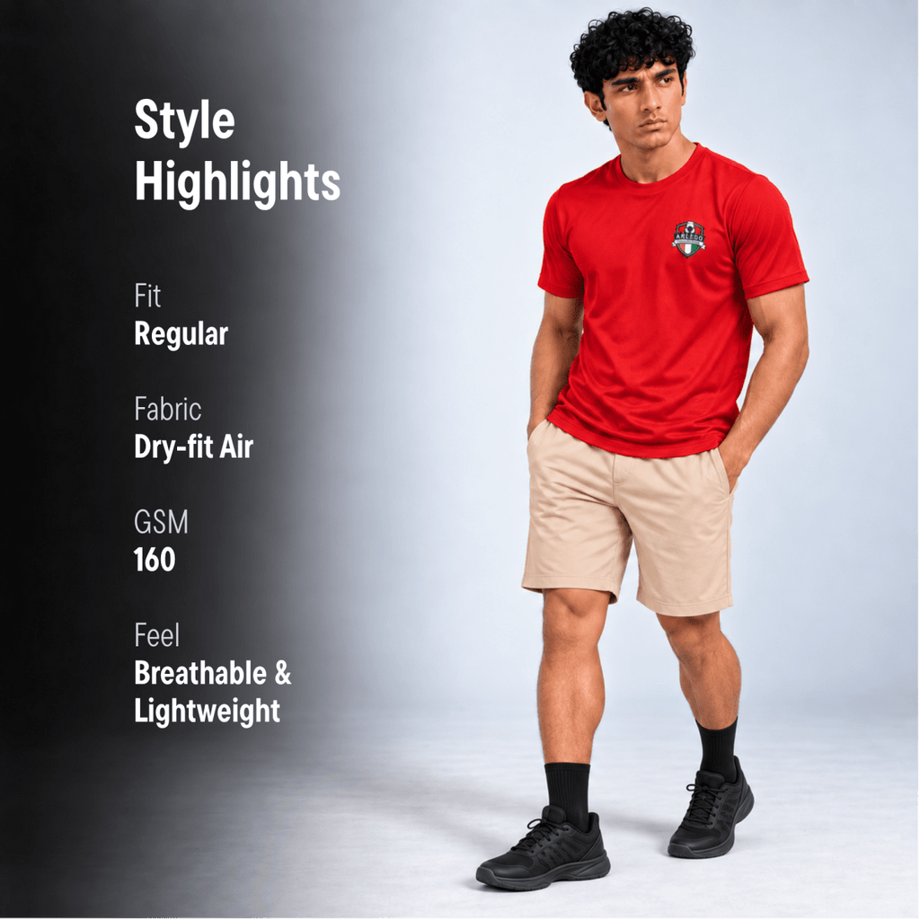 Rally Ruler: Dry-Fit Badminton T-Shirt | Dry-fit | Arteeq