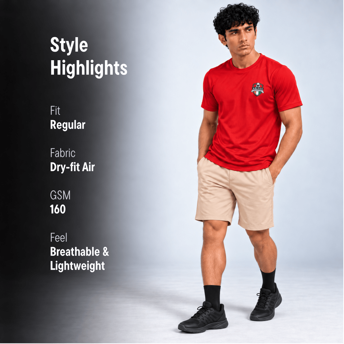 Rally Ruler: Dry-Fit Badminton T-Shirt | Dry-fit | Arteeq