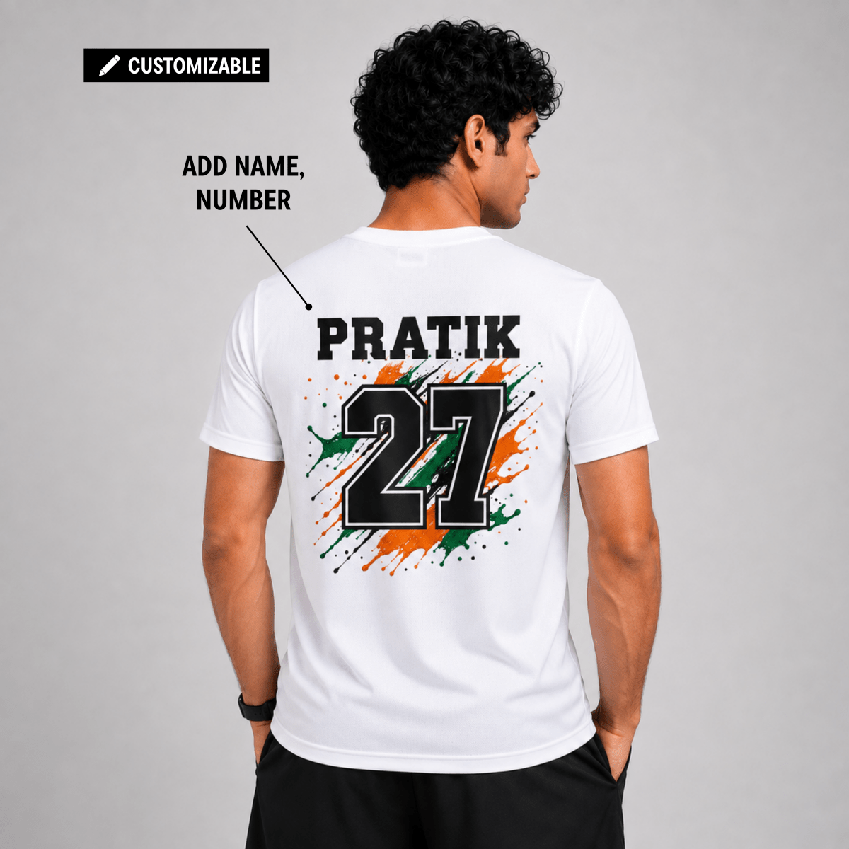 Paint Smash: Dry-fit Badminton T-Shirt | Dry-fit | Arteeq