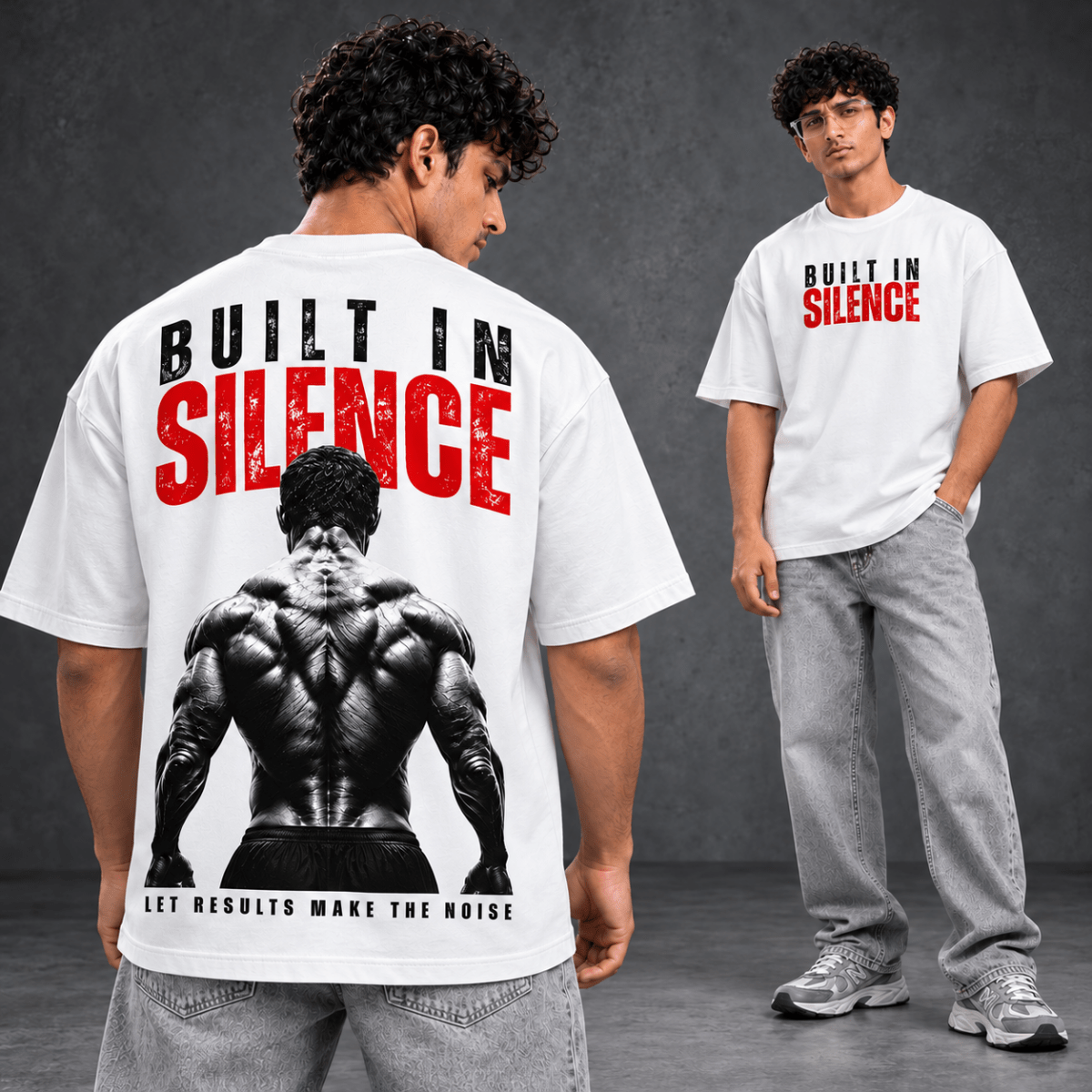 Built in Silence: Oversized Gym T-Shirt | Oversized | Arteeq
