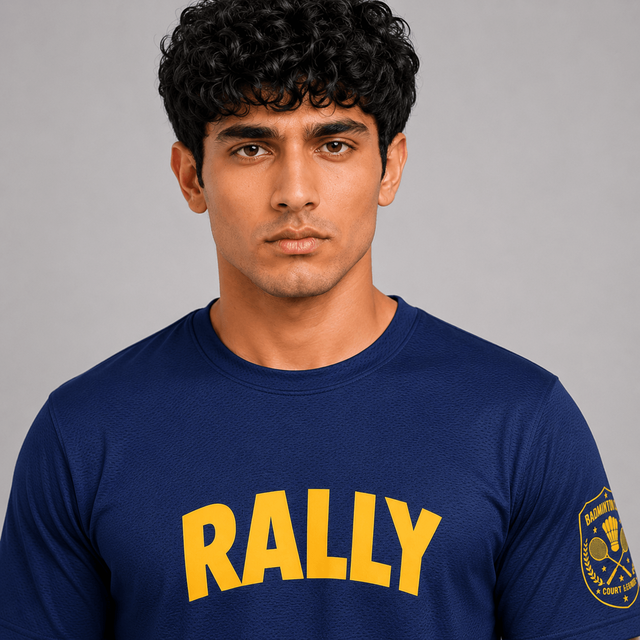 Rally Rebel: Dry-fit Badminton T-Shirt