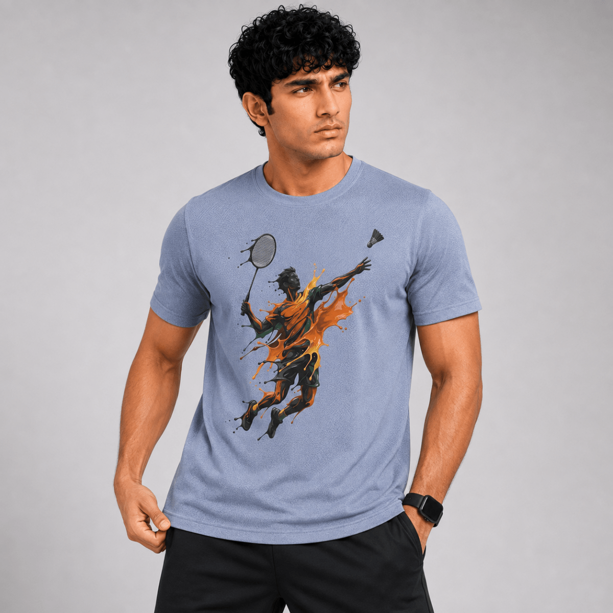 Paint Smash: Dry-fit Badminton T-Shirt | Dry-fit | Arteeq