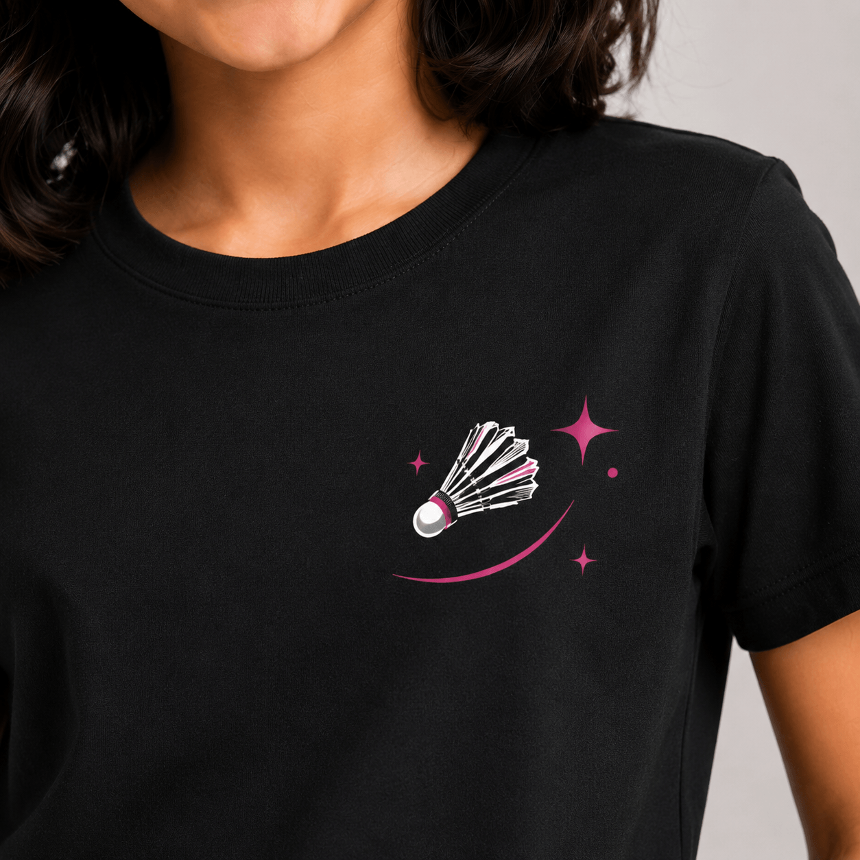Court Crush: Cotton Badminton T-Shirt