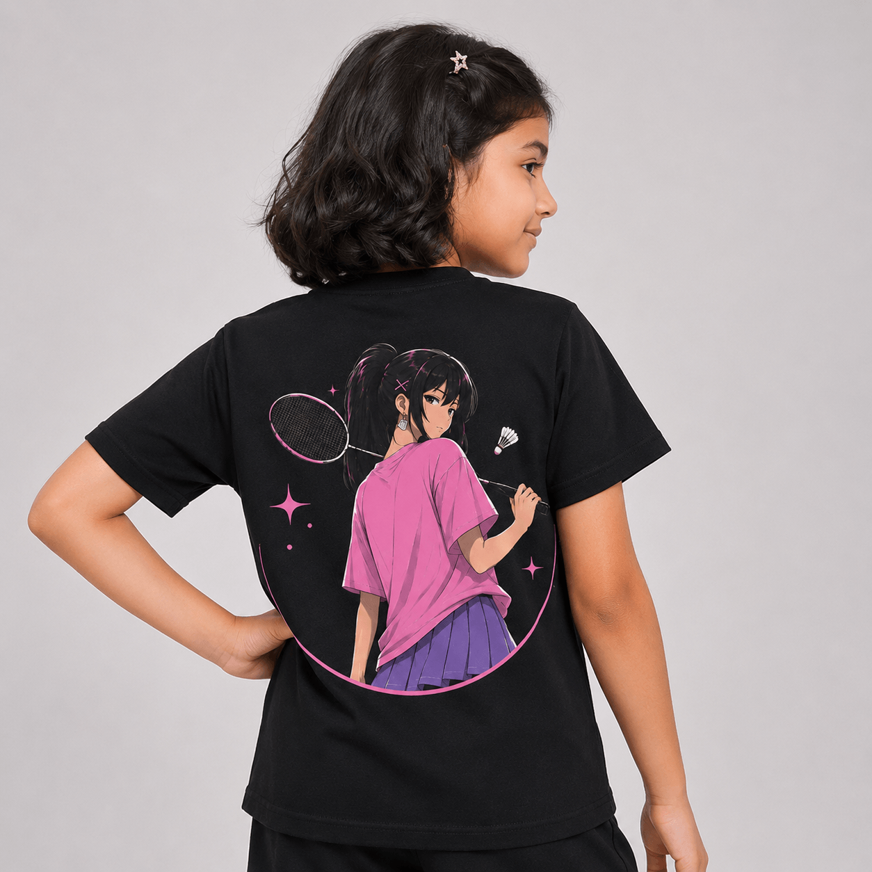 Court Crush: Cotton Badminton T-Shirt