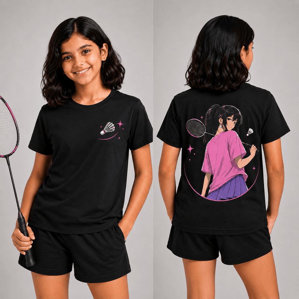 Court Crush: Cotton Badminton T-Shirt