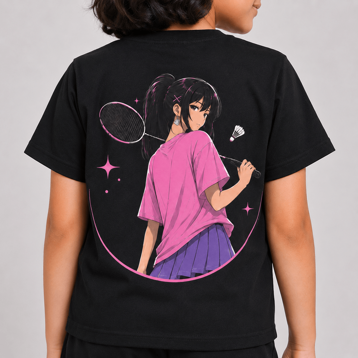 Court Crush: Cotton Badminton T-Shirt