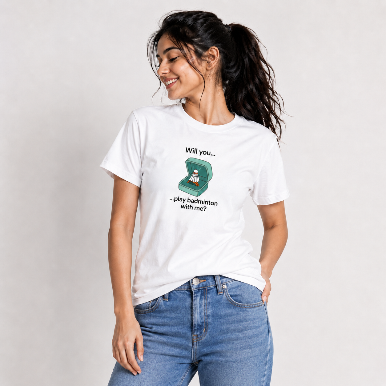Court Proposal: Cotton Badminton T-Shirt