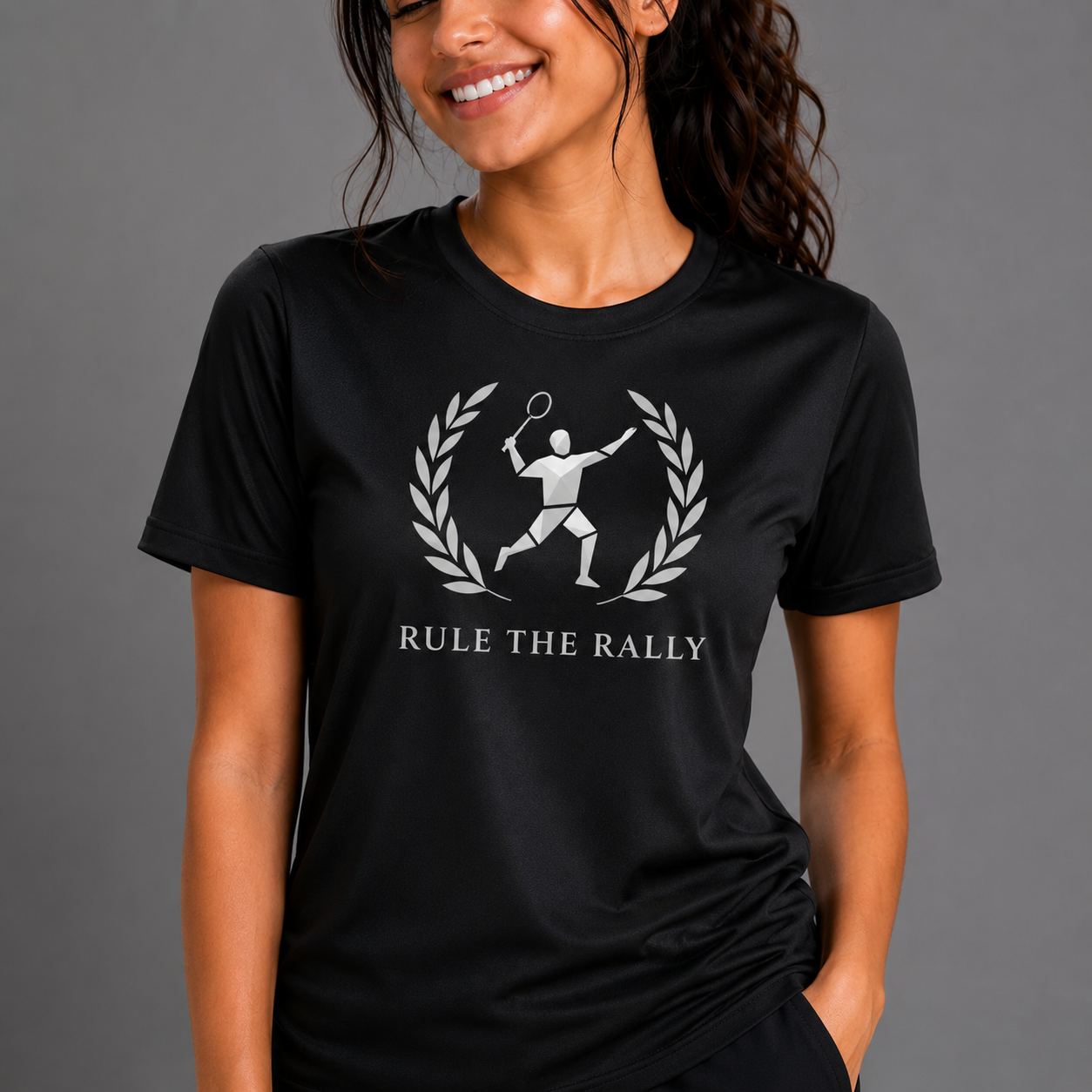 Rule the Rally: Dry-fit Badminton T-Shirt