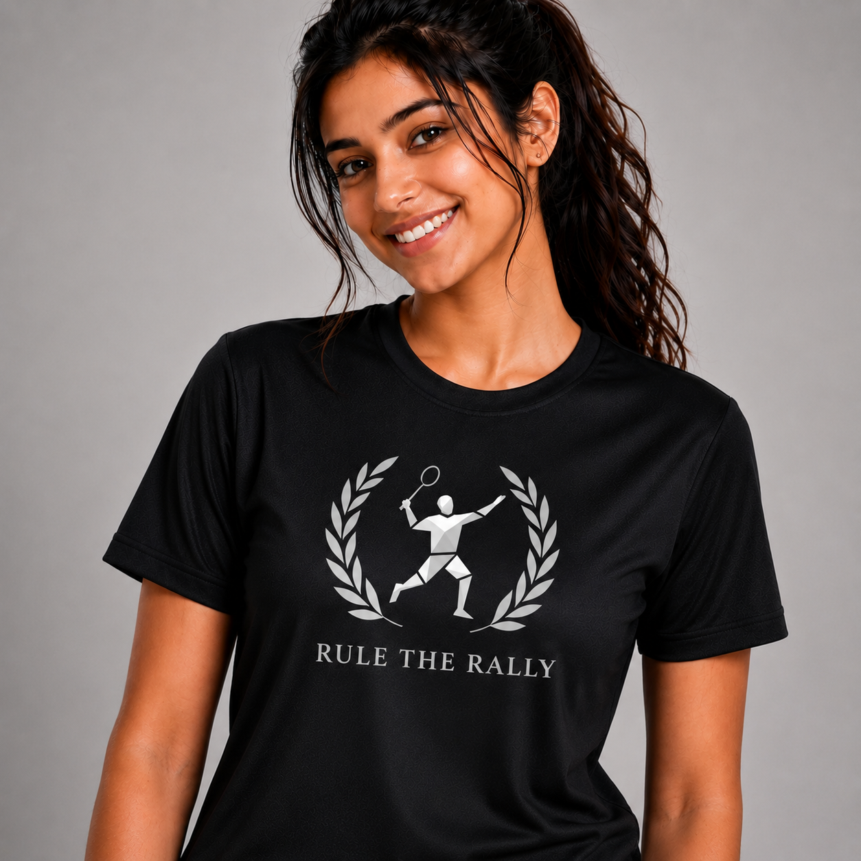 Rule the Rally: Dry-fit Badminton T-Shirt
