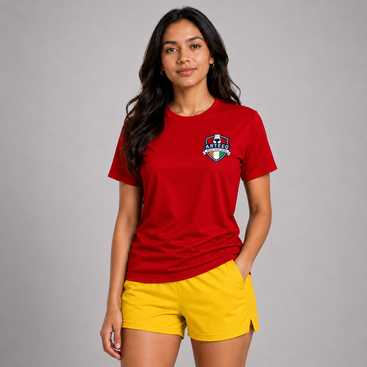 Rally Ruler: Dry-Fit Badminton T-Shirt