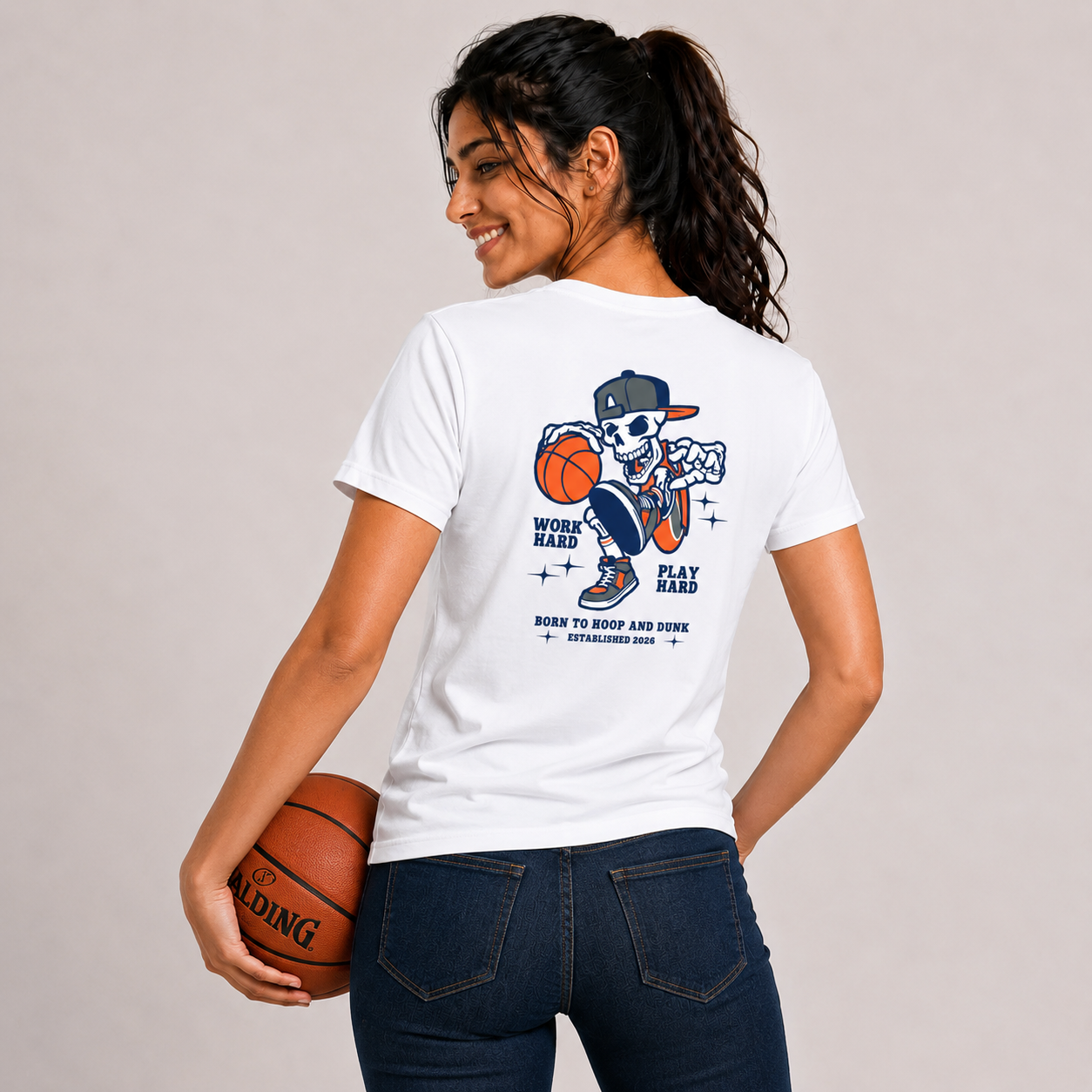Court Reaper: Cotton Basketball T-Shirt