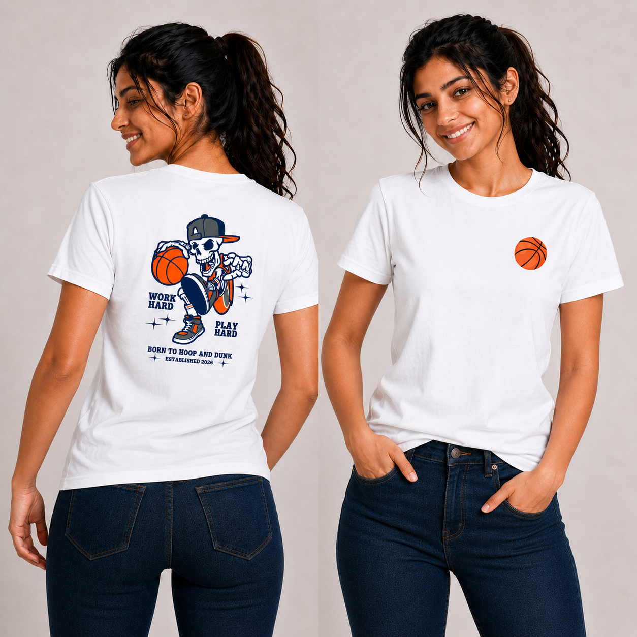 Court Reaper: Cotton Basketball T-Shirt