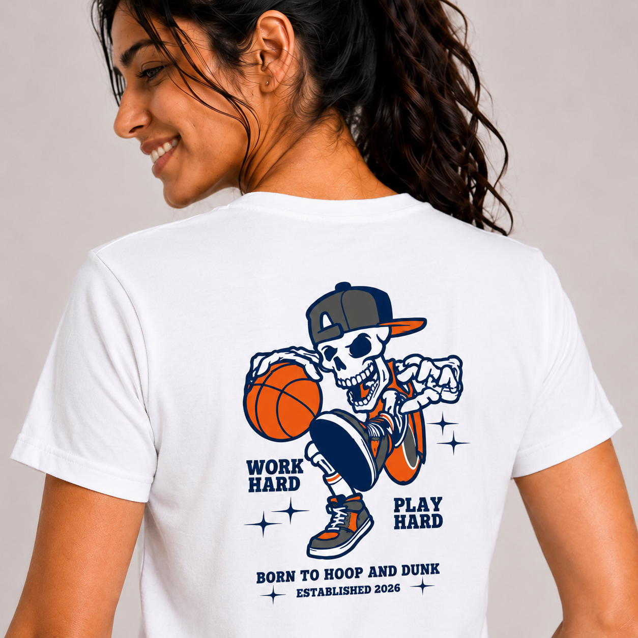 Court Reaper: Cotton Basketball T-Shirt