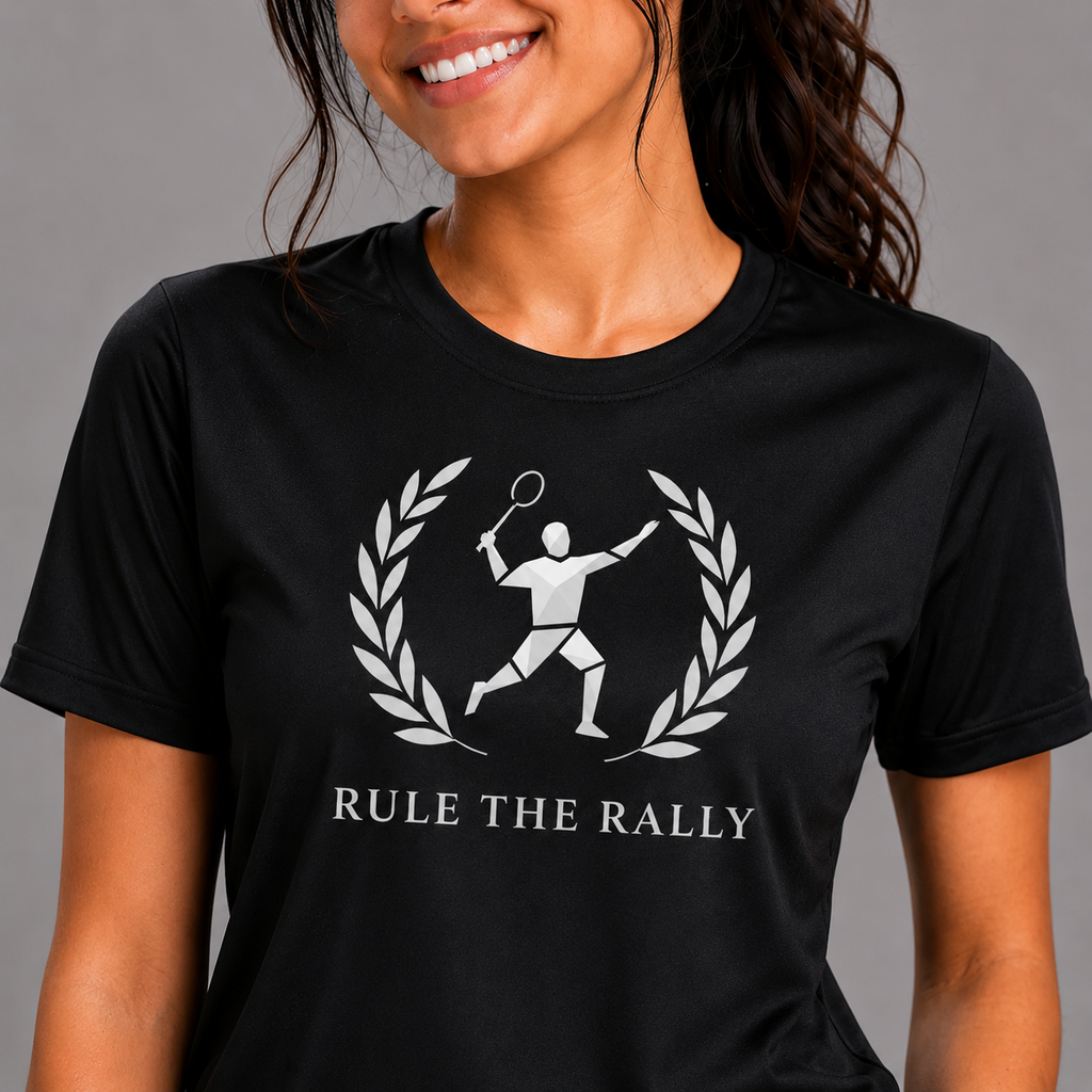 Rule the Rally: Dry-fit Badminton T-Shirt