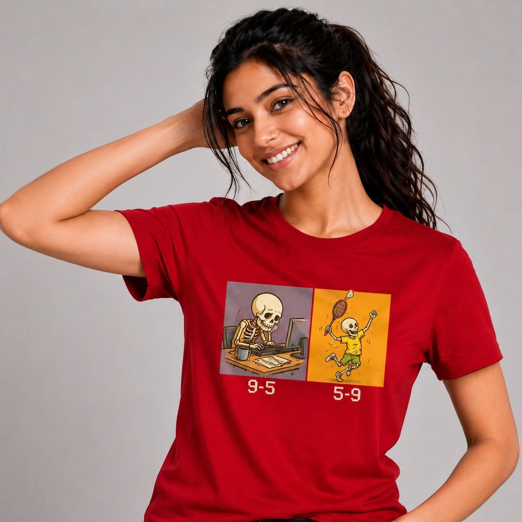Escape Mode: Cotton Badminton T-Shirt