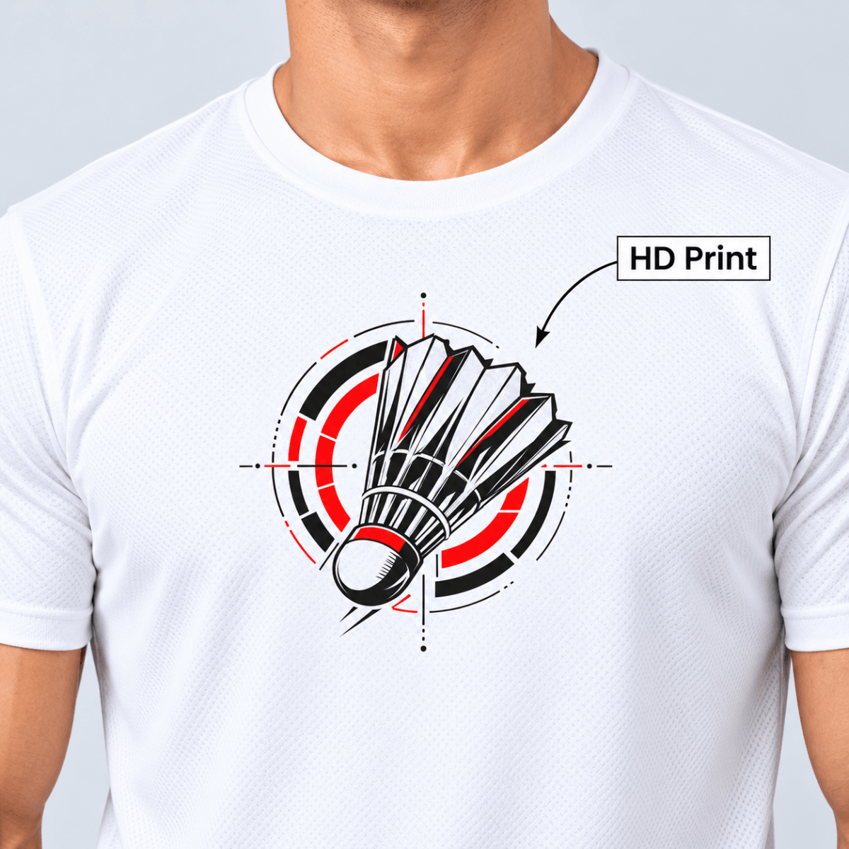 Target Smash: Dry-Fit Badminton T-Shirt | Dry-fit | Arteeq
