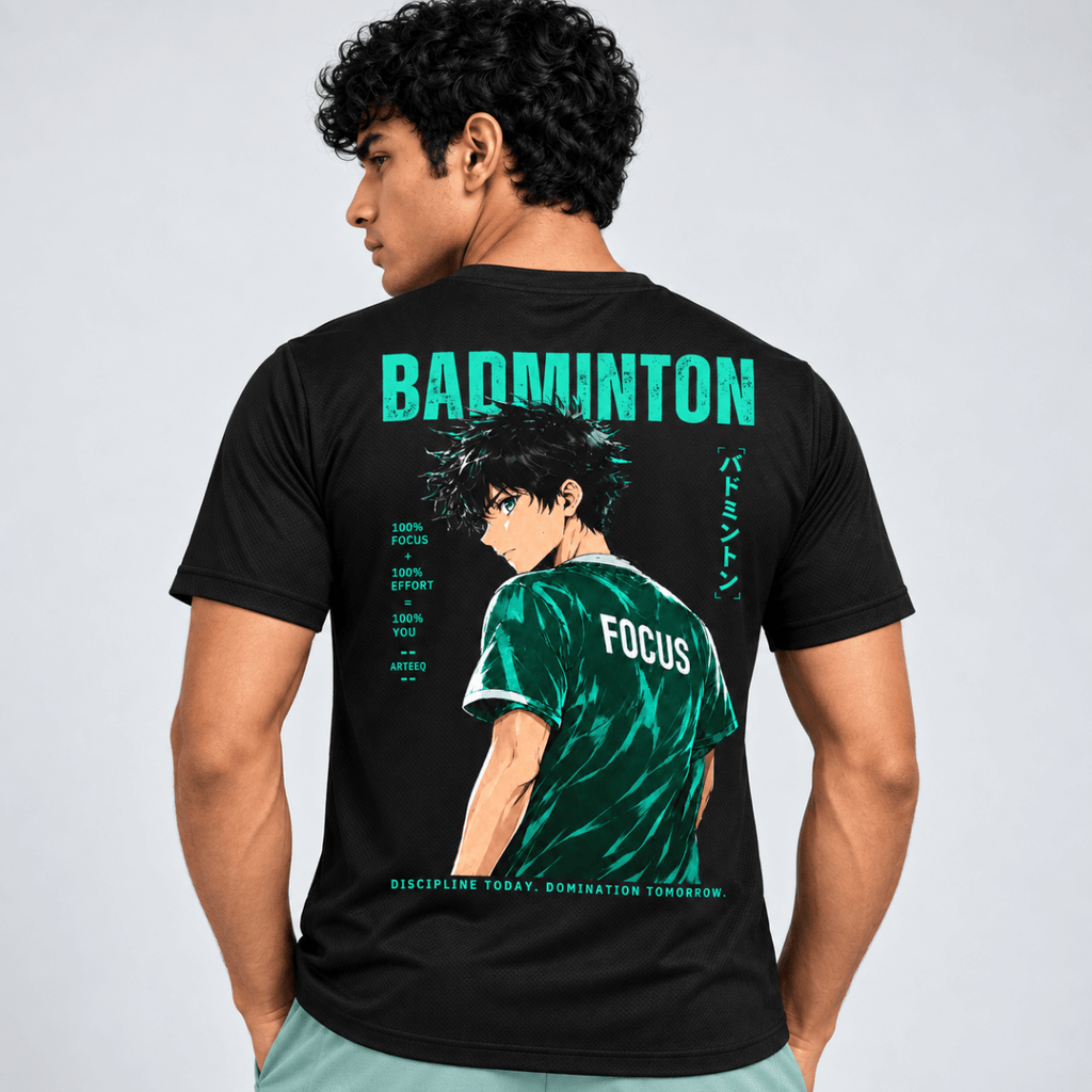 Focus Dominate: Dry-fit Badminton T-Shirt | Dry-fit | Arteeq