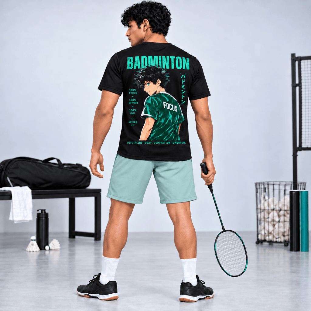 Focus Dominate: Dry-fit Badminton T-Shirt | Dry-fit | Arteeq