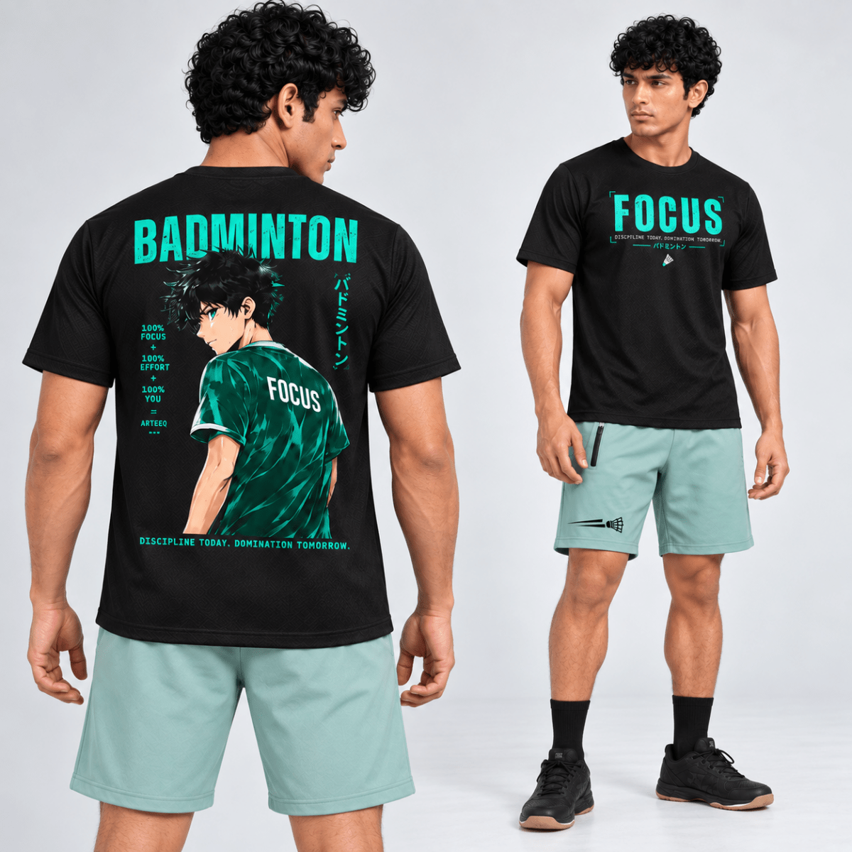 Focus Dominate: Dry-fit Badminton T-Shirt | Dry-fit | Arteeq