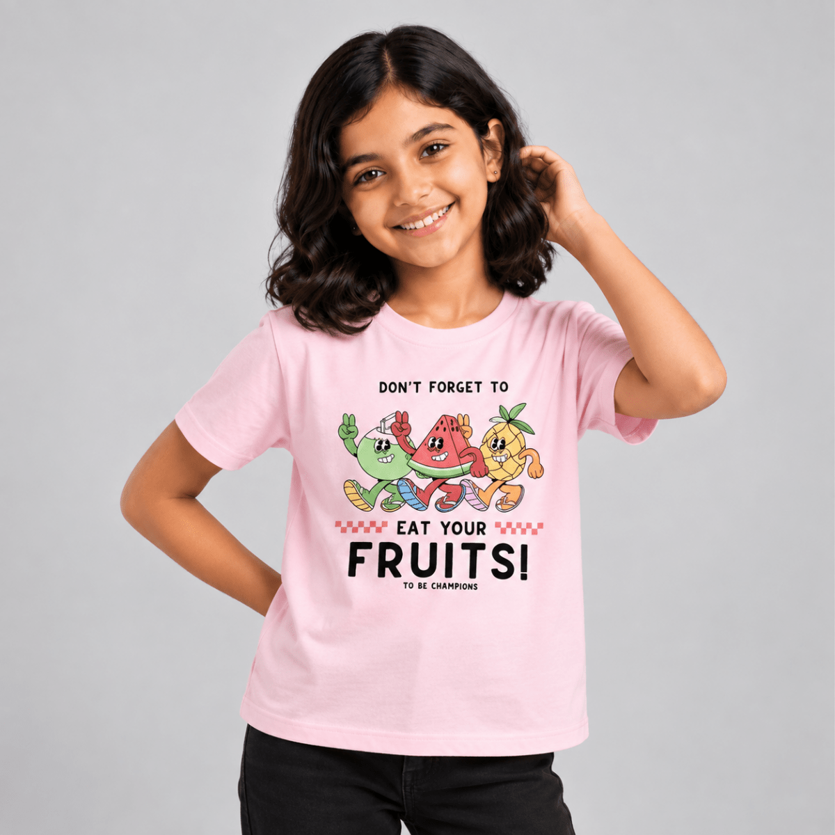 Fruits Comfy: Cotton Activewear T-Shirt | Cotton | Arteeq