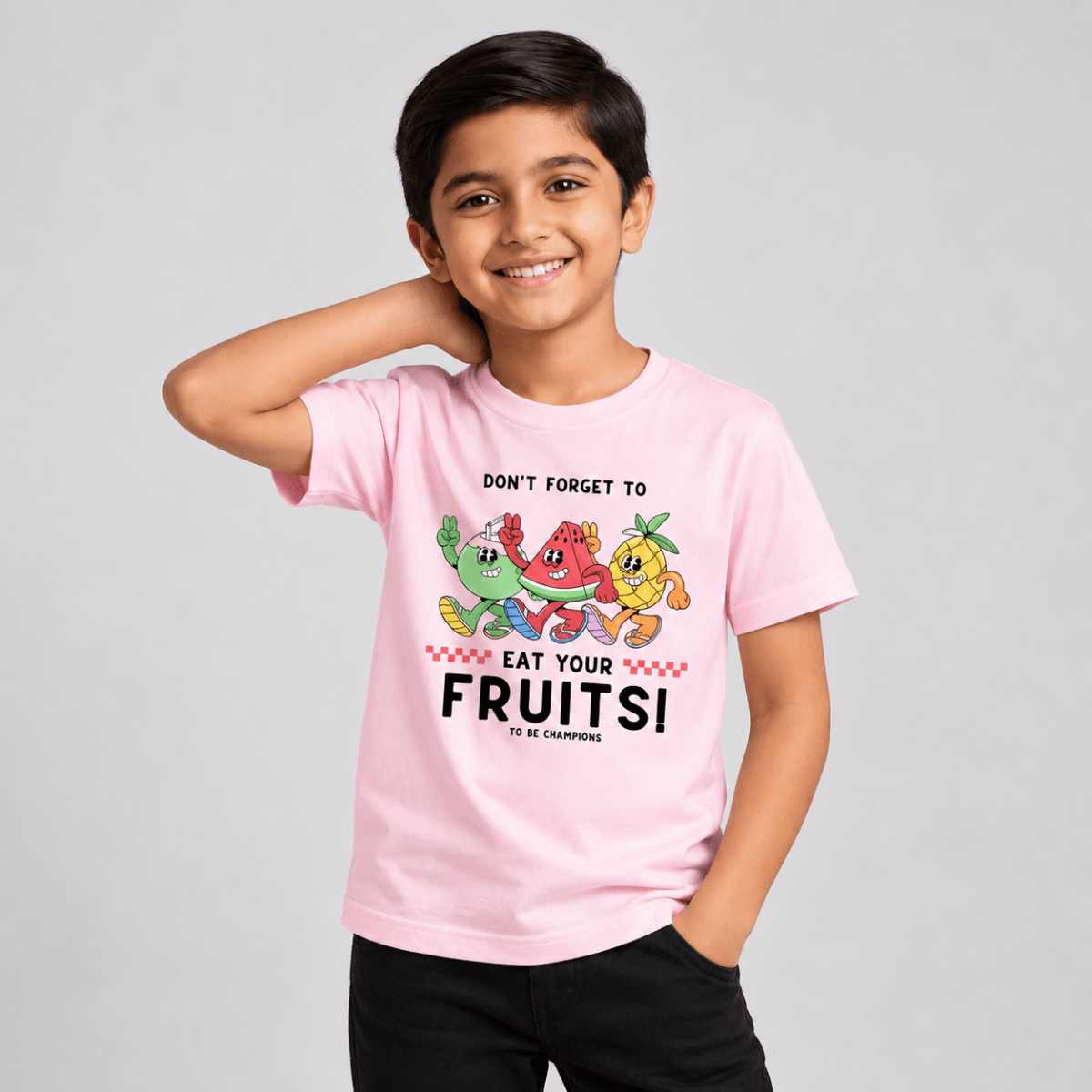 Fruits Comfy: Cotton Activewear T-Shirt | Cotton | Arteeq