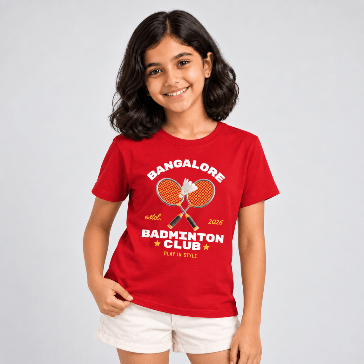 Bangalore Club: Cotton Badminton T-Shirt | Cotton | Arteeq