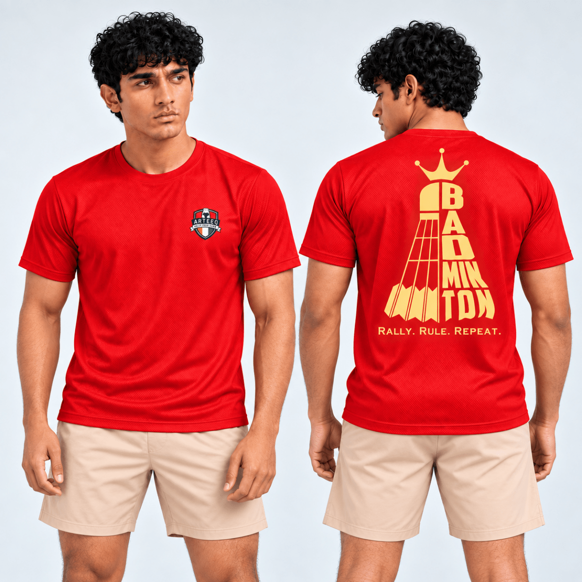 Rally Ruler: Dry-Fit Badminton T-Shirt | Dry-fit | Arteeq