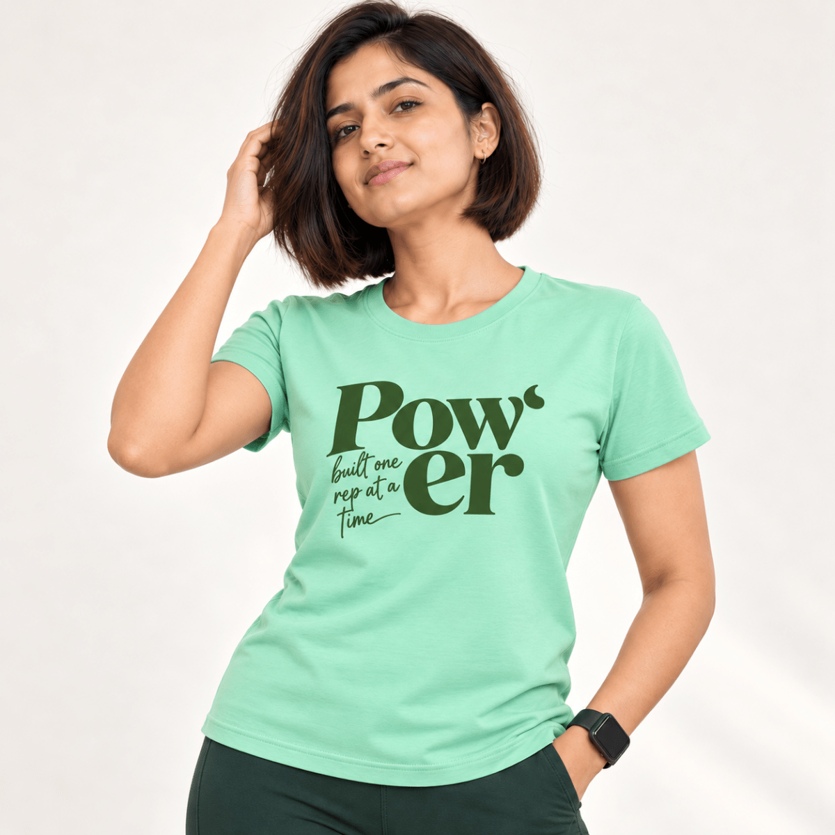 PowHer: Cotton Gym T-Shirt | Cotton | Arteeq
