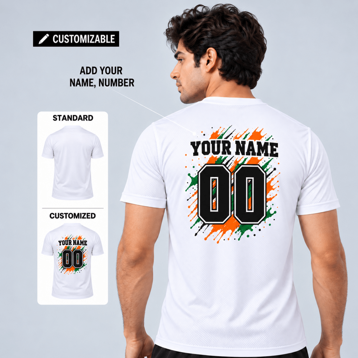 Paint Smash: Dry-fit Badminton T-Shirt | Dry-fit | Arteeq