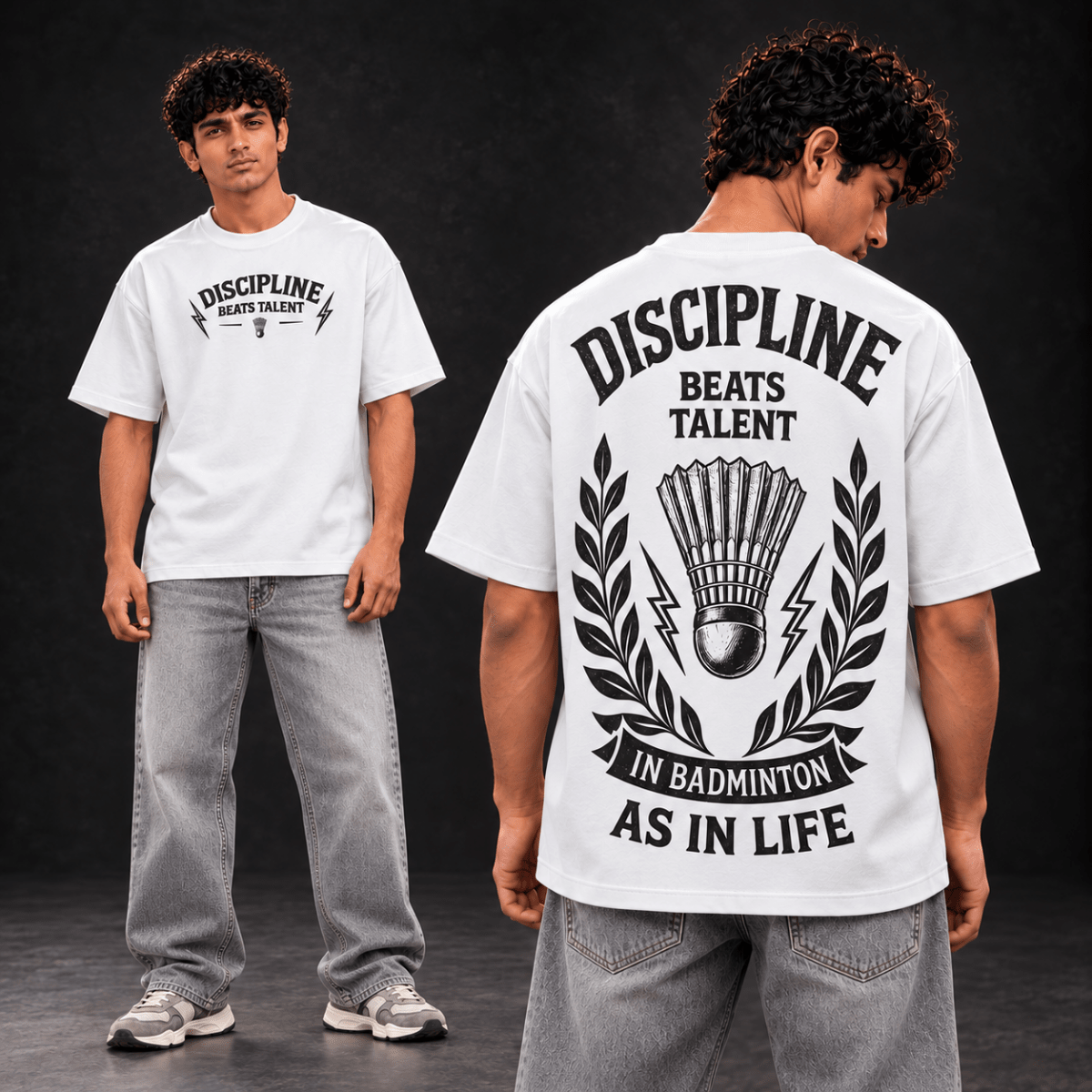 Discipline Code: Oversized Badminton T-Shirt | Oversized | Arteeq